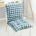coussin siège mousse mémoire forme motifs floraux gris clair confortable travail étude maison