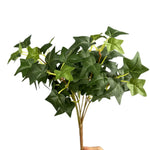 plantes artificielles vertes feuilles pentagonales moderne intérieur branche naturelle aspect réel