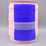 ruban dentelle coton bleu opacité traditionnel mariage décoration bricolage matériaux appliqués