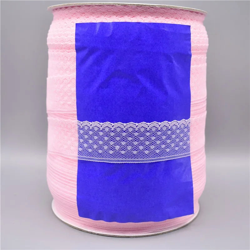 ruban dentelle coton bleu opacité traditionnel mariage décoration bricolage matériaux appliqués
