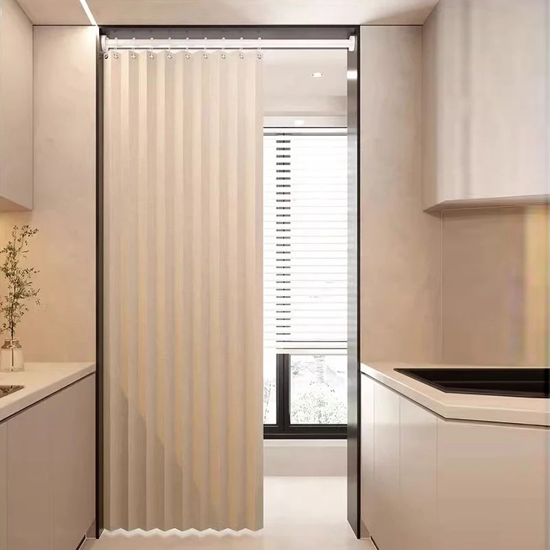 rideau plissé polyester beige clair moderne opacité bandage type hook 100x180cm 150x200cm
