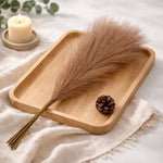 plumes artificielles boho chic decoration maison vase blanc fleurs soie couleur mixteintérieur minimaliste