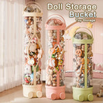 boîtes rangement jouets transparentes moderne rose clair pliables multifonctions organisation enfants storage zipper toy