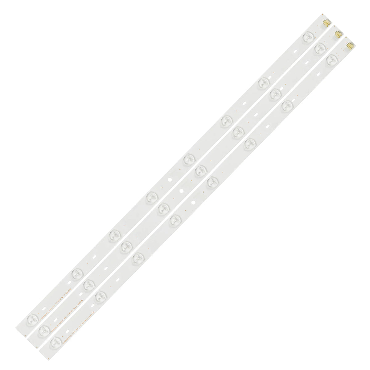 bande lumineuse led blanc ronde translucent moderne clips fixations télévision accessoire éclairage
