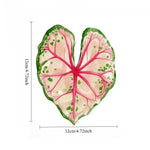 coasters feuilles tropicales vert rose blanc moderne respectueux environnement 12cm