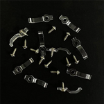 clips fixation transparent vis led bande lumineuse largeur moderne étanche simple