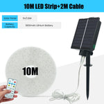 ruban led solaire multicolore moderne adhésif contrôleur télécommande batterie led individuellesextérieur jardin patio