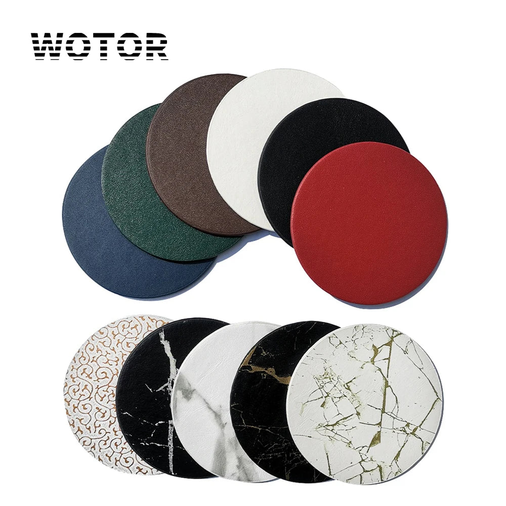 Une collection diversifiée de plateaux ronds aux motifs et textures variés, offrant une large palette de choix pour sublimer la présentation de vos plats.