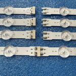 bande lumineuse led blanc adhésive moderne connecteurs repose fils fixe télévision aluminium