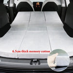 matelas voiture blanc doux coton tissu éponge sac rangement coussin ceinture mémoire foam camping