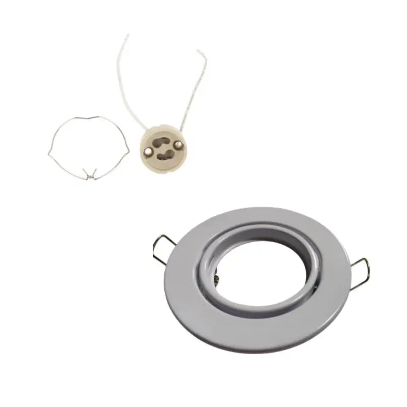 spots led noir blanc doré modernes clips vis round lisses