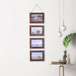 Cadres mural vintage multi compartiments corde texture grunge blanc noir roseclair bleumarin