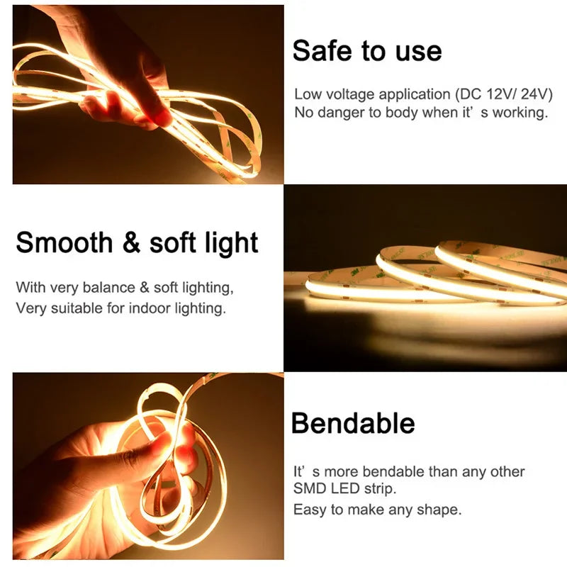 ruban led flexible ice blue yellow cool white warm white red adhésif moderne certification