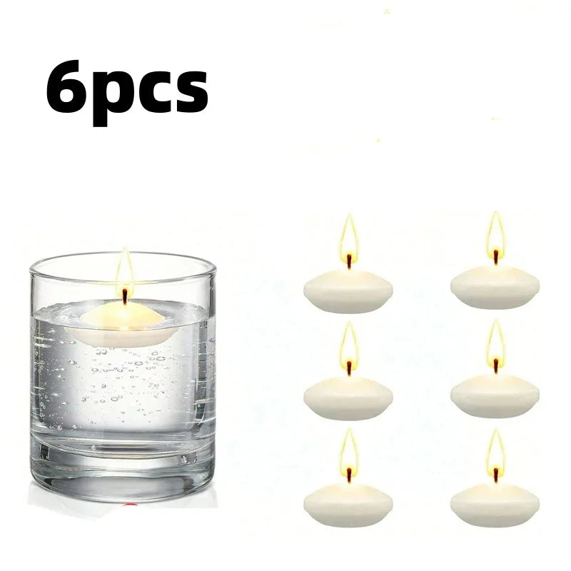 bougies flottantes blanc opaques modernes baignoire décoration st valentin mariage 10 16 pièces