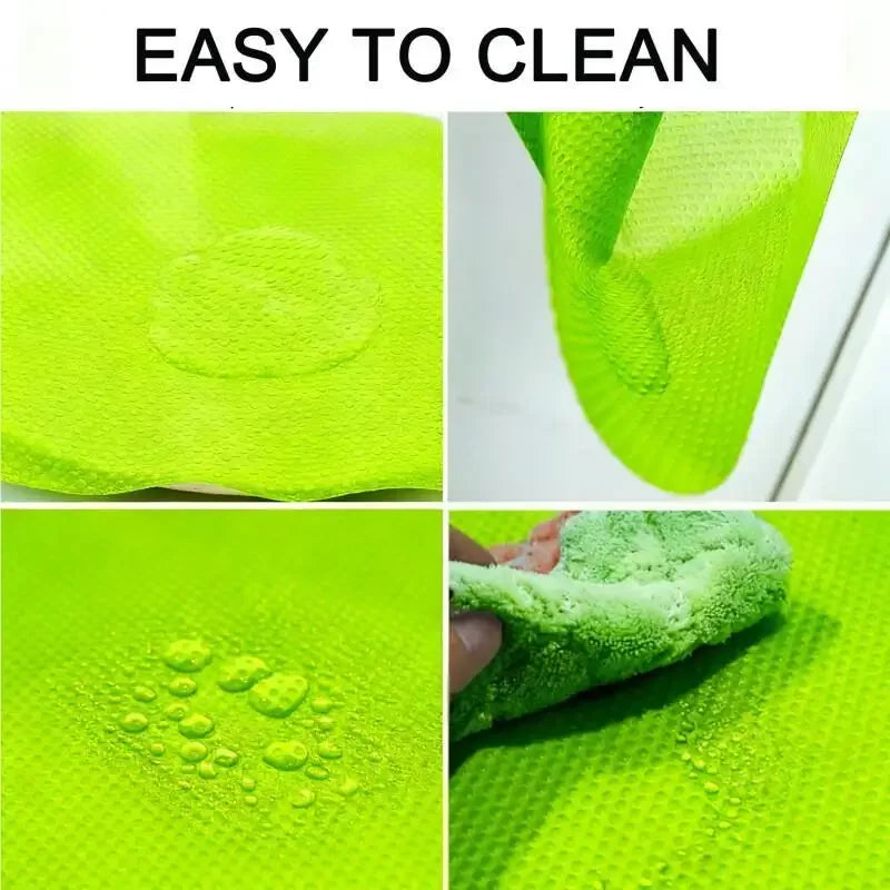 tapis réfrigérateur adhésifs blanc rose vert micro perforés moderne pratique cuisine 29x45cm