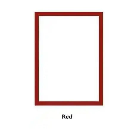 cadre magnétique auto adhésif transparent noir doré moderne minimaliste double face papier a4