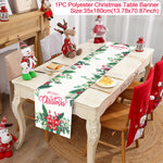 table noel blanche rouge motif poinsettia decoration festive couleurs noel traditionnellements