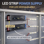 alimentation led 12v 24v 60w 100w 200w 240v 300w 400w ruban lumineux noire moderne