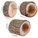 support vase bois rustique marron clair decor maison naturel decoration fleur holder stand