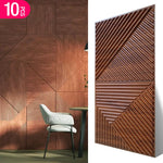panneaux decoratifs modernes 3d or geometriques 9mm brillants stickers murailles chambre mariage