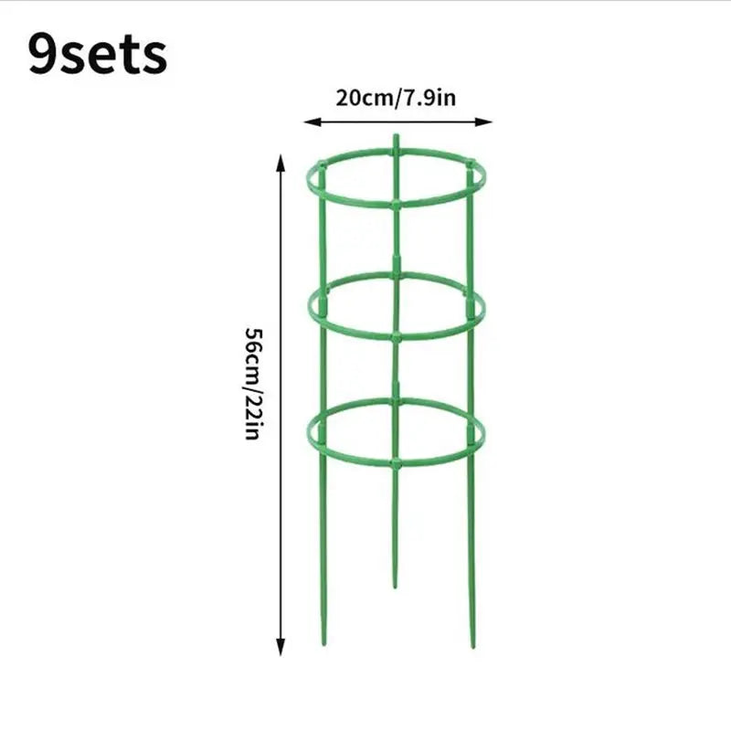 supports plante plastique vert moderne clips orchidées roses 12 sets 18 sets 24 sets