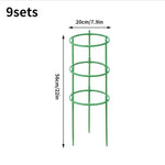 supports plante plastique vert moderne clips orchidées roses 12 sets 18 sets 24 sets