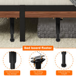 supports pieds lit réglables hauteur 19 32cm noir doré acier inoxydable industriels minimalistes fixations
