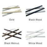 Cadre mural moderne bois teck noir blanc or 30cm 40cm 50cm.pin