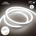 ruban led flexible blanc interrupteur tactile guide luminosité moderne minimaliste