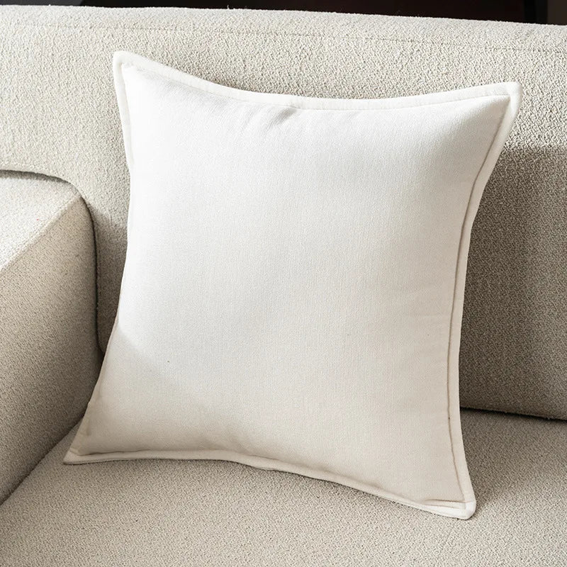 taies d'oreiller vert olive modernes 40x40cm 45x45cm 50x50cm zip coton polyester respectueux environnement