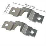 crochets suspension argentés industriels fixation cadre photo peinture murale fourreurs bricolage travail bois clips