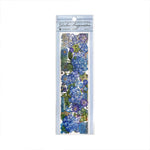 autocollants fleurs papillons texte vintage romantique bleu rose marron blanc pièces