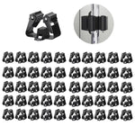 porte balai support mur noir acier inoxydable moderne respectueux environnement vis imperméable stockage articles