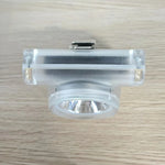 lampe torche transparente orange moderne clip batterie led 6600mah affichage numérique certifications ip67 haute