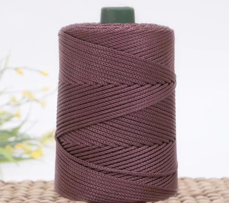 corde coton tressée 3mm fil tissé décoratif couture artisanat accessoires faits main