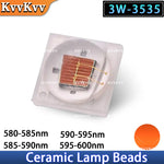 lampe céramique orange moderne 35x35mm 3w 580 630nm 10pcs