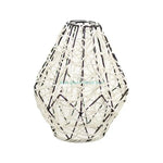 lampe suspendue tressée noir blanc moderne rustique abat jour plafonnier couvercle éclairage déco