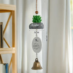 ornements résine cloches jardin japonais totoro animal compagnie motifs bois opaque artisanal