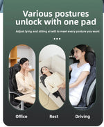 masseur portable confortable noir ajustable chauffe infrarouge cou épaules neuf modes massage trois vitesses