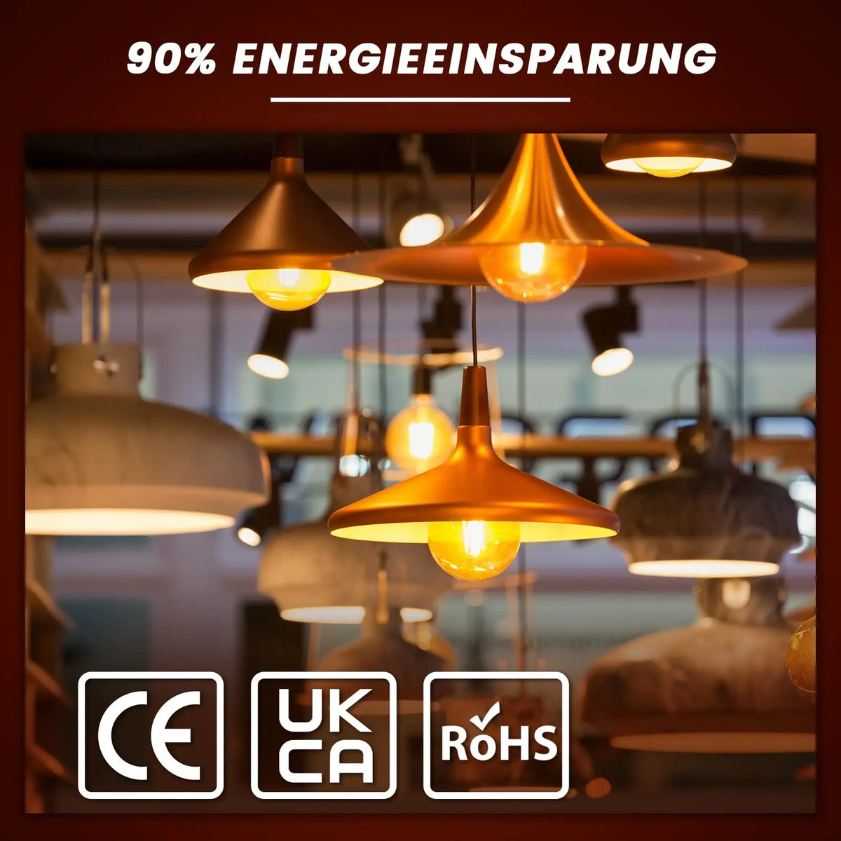 ampoules led filament doré transparentes modernes 12v 24v 6w 2700k 4500k e27 e26