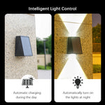 lumière murale led solaire ip65 étanche ambiance rgb contemporaine adhésifextérieur