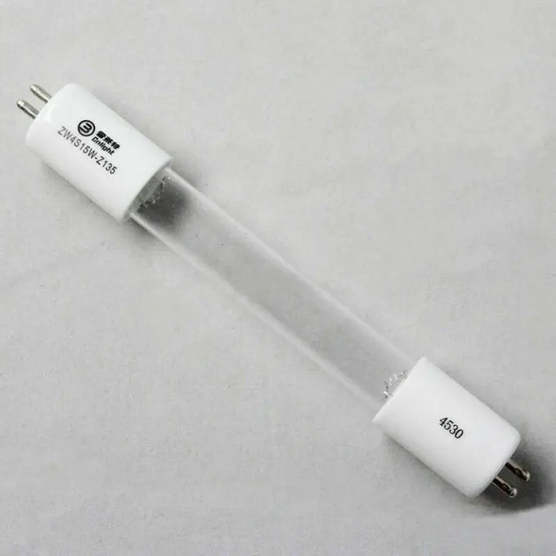 lampe uv transparente industrielle spirales métalliques blanc doré