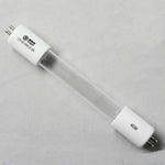 lampe uv transparente industrielle spirales métalliques blanc doré