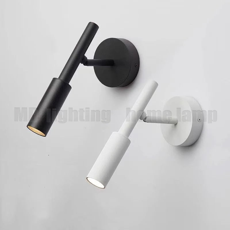 lampes murales modernes orientables led noir blanc chambre salon