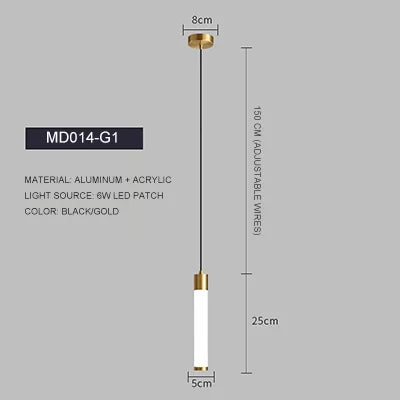 lampe suspendue moderne blanche dorée minimaliste salon chambre éclairage deux sources lumineuses