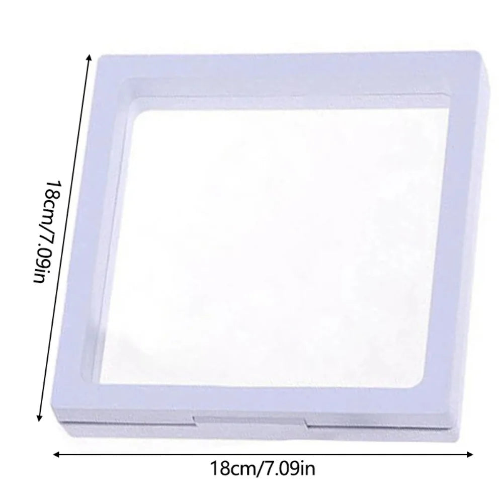cadre photo transparent contemporain clips noir fleurs séchées boîte rangement bijoux décoration maison 30cm