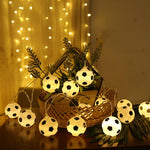 guirlande lumineuse décoration noël blanc noir triangles leds 10 20 40 warm white colorful