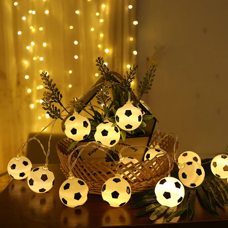 guirlande lumineuse décoration noël blanc noir triangles leds 10 20 40 warm white colorful