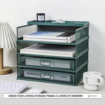 rangement multifonctionnel rack noir blanc vert maille métallique moderne document porte cartes étiquettes chanel