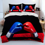 Housse de couette homme boxe 3D - vue d'ensemble